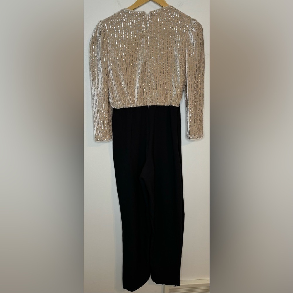 Julia Jordan Women’s Sequined Top Jumpsuit Size 4 - Picture 3 of 9